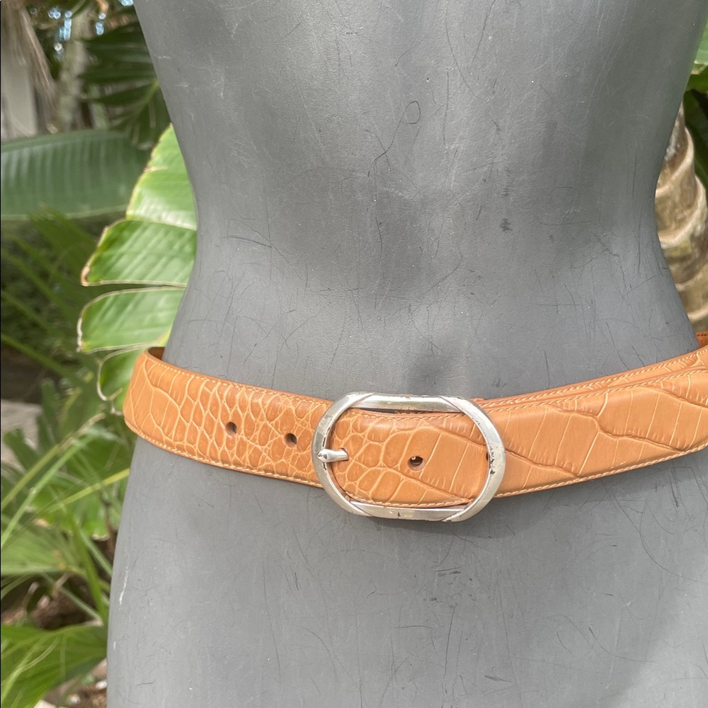 Ralph Lauren alligator embossed belt